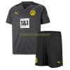 Original Trikotsatz BVB Borussia Dortmund Auswärtstrikot 2021-22 Für Kinder